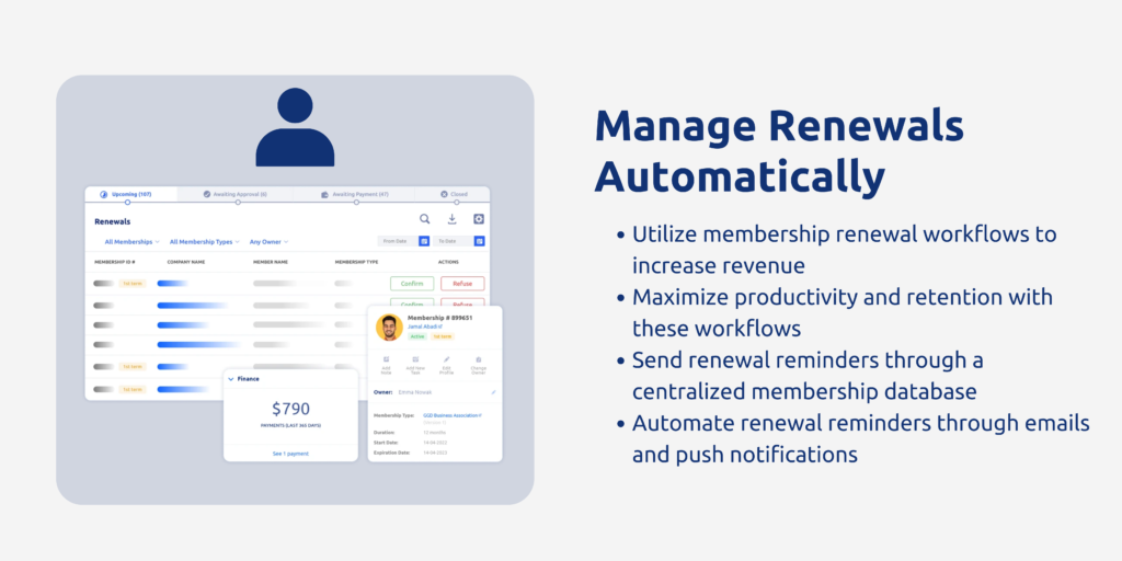 Membership management software - Mobile App Integration